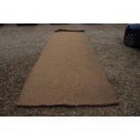 Large coconut mat runner, approx. 20' x 6' (unused)