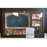 Football Autographs / Memorabilia - Original Wembley Stadium seat signed by Paul Gascoigne and