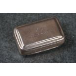 Antique 19th century fully hallmarked sterling silver vinaigrette , maker marked for T Simpson &