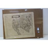 Timothy Pont, Book Plate Regional Map of Galloway, Scotland, 53cms x 41cms