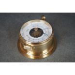 Heavy brass barometer