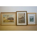 Three Framed and Glazed Watercolours including Admiralty Arch by Roger Remington, 27cms x 40cms,