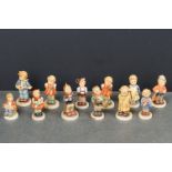 Collection of Twelve Goebel Hummel Figures including Garden Treasures, Puppet Princess x 2, Little