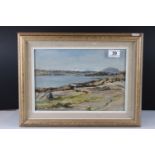 Stewart Rutherford (1900-1947) a framed oil painting view of Loch Gare, Scotland
