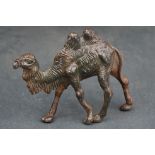 Cold painted spelter figure of a camel