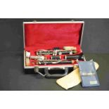 A vintage cased Boosey & Hawkes of London Clarinet.