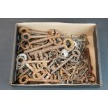 Box of antique keys
