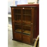 Unusual Early 20th century Oak Bookcase, the front with a partially glazed lift out door to front