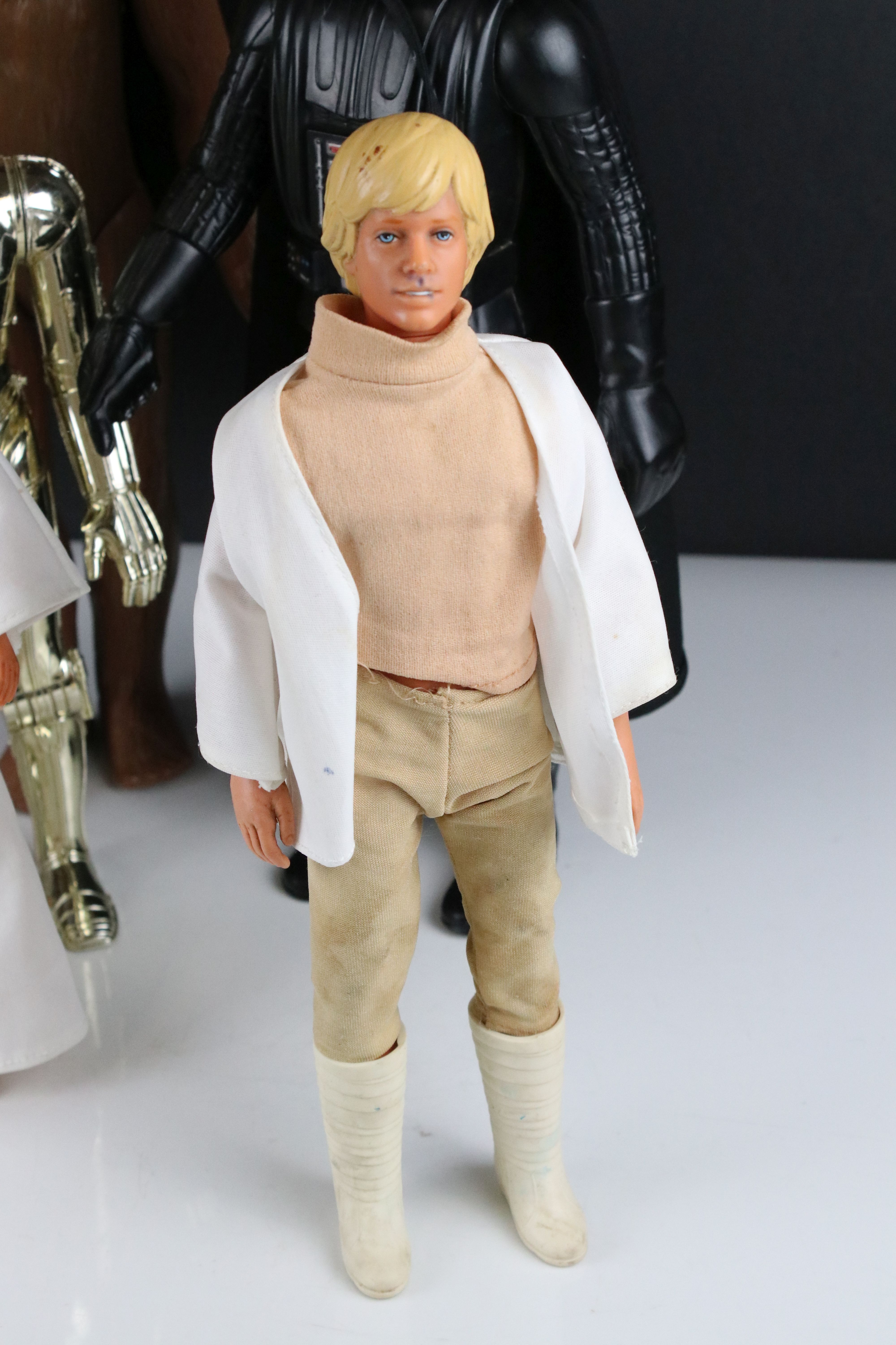 Seven Original Star Wars Kenner / General Mills 12" Action Figures including Luke Skywalker - Image 4 of 12