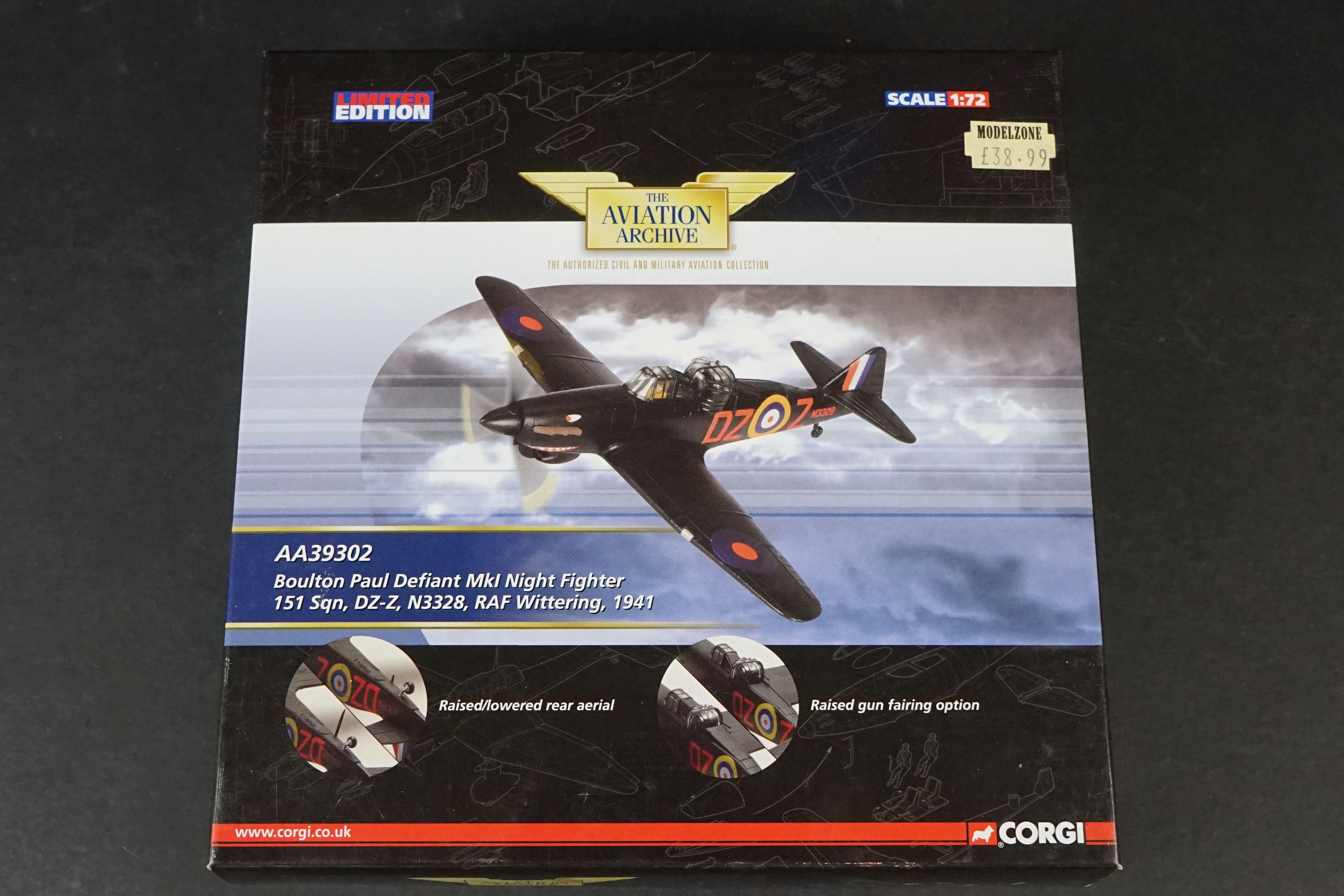 Ten Boxed Corgi Aviation Archive ltd edn 1/72 diecast models to include 2 x AA39702A Hawker - Image 51 of 132