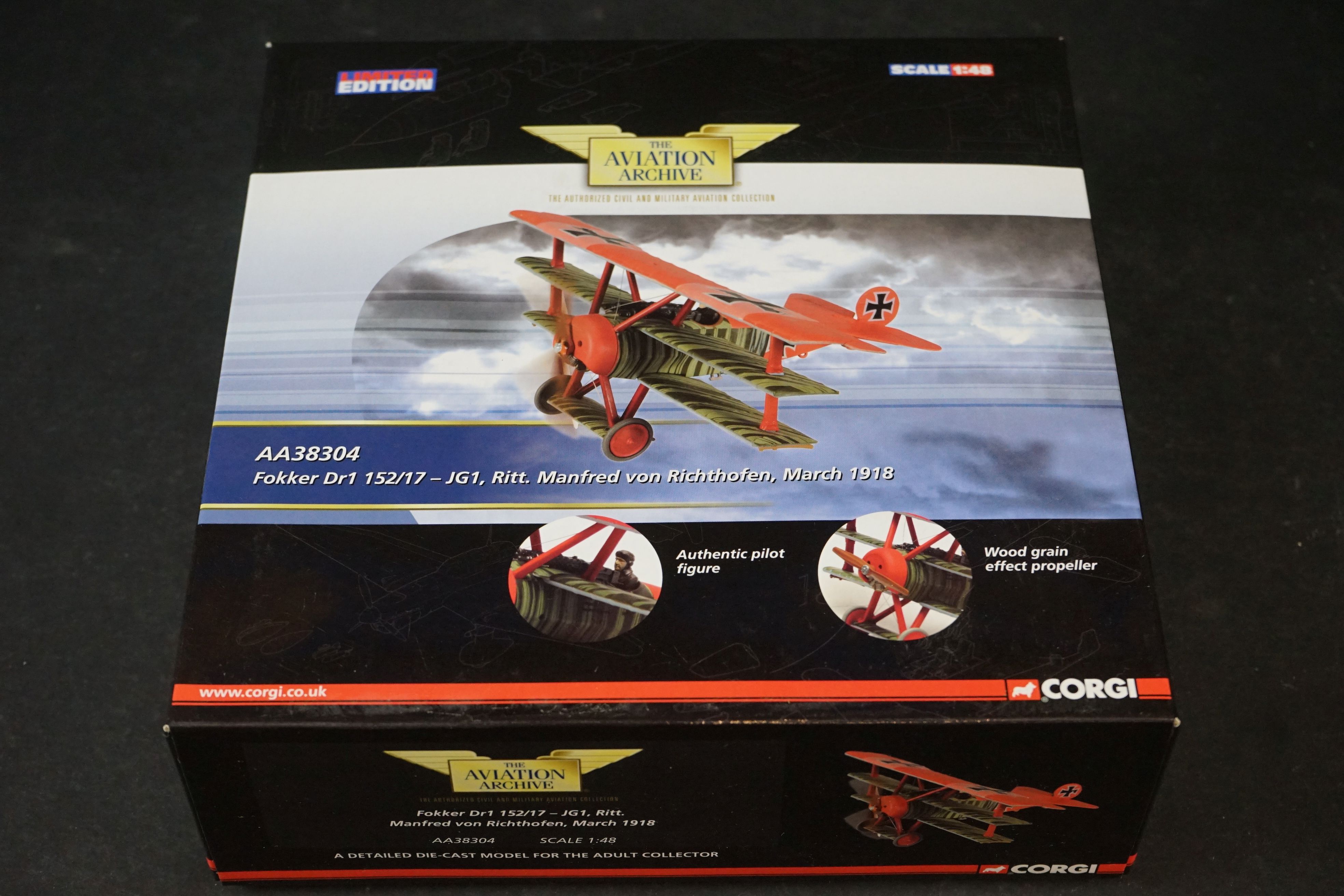 Ten Boxed Corgi Aviation Archive ltd edn diecast models to include 1/72 AA38705 Spitfire F.MkXIVe ( - Image 2 of 33