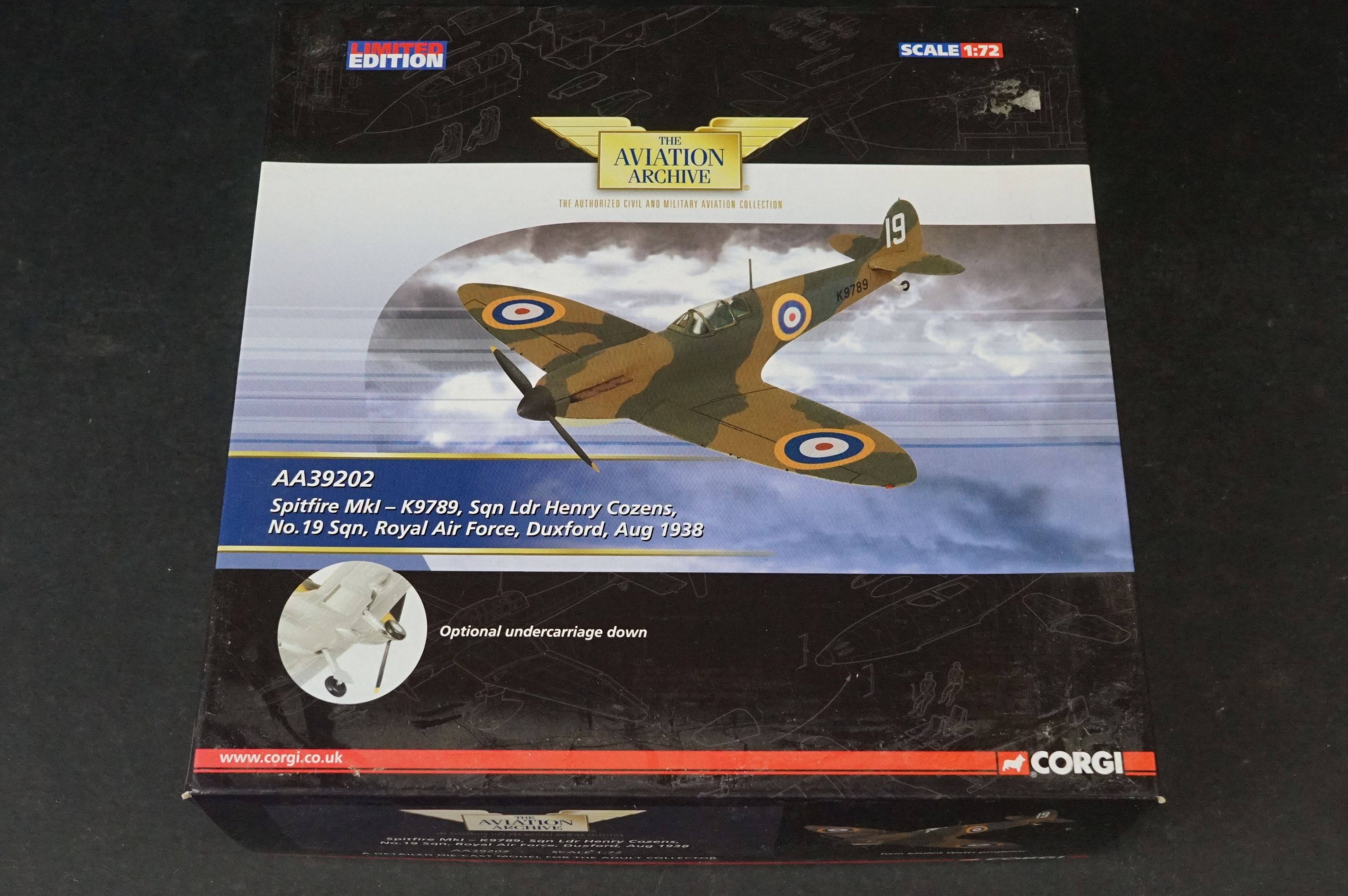 Ten Boxed Corgi Aviation Archive ltd edn diecast models to include 1/72 AA38705 Spitfire F.MkXIVe ( - Image 14 of 33