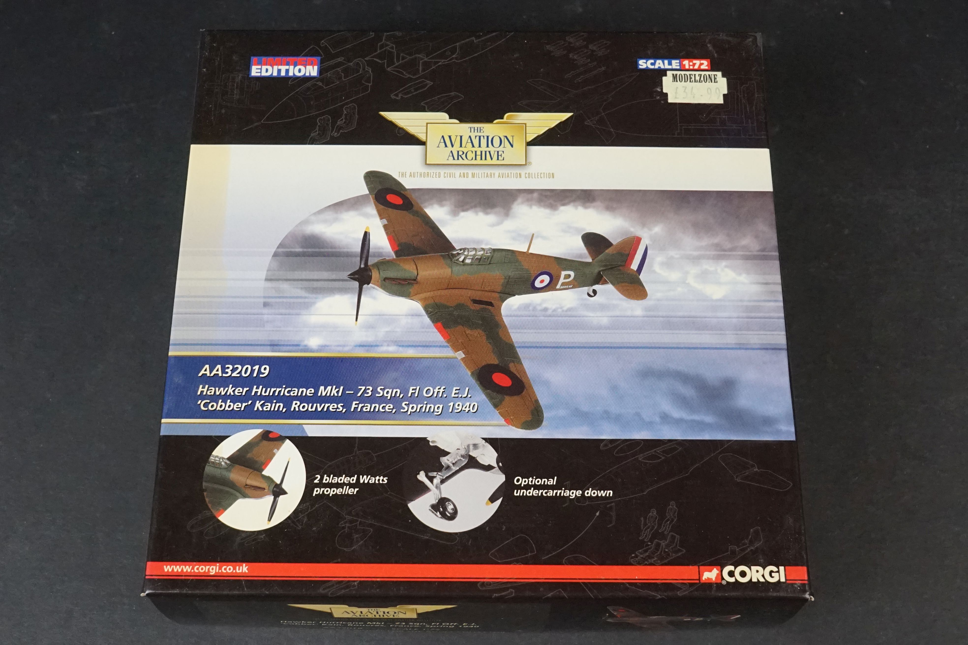 Ten Boxed Corgi Aviation Archive ltd edn 1/72 diecast models to include 2 x AA39702A Hawker - Image 19 of 132