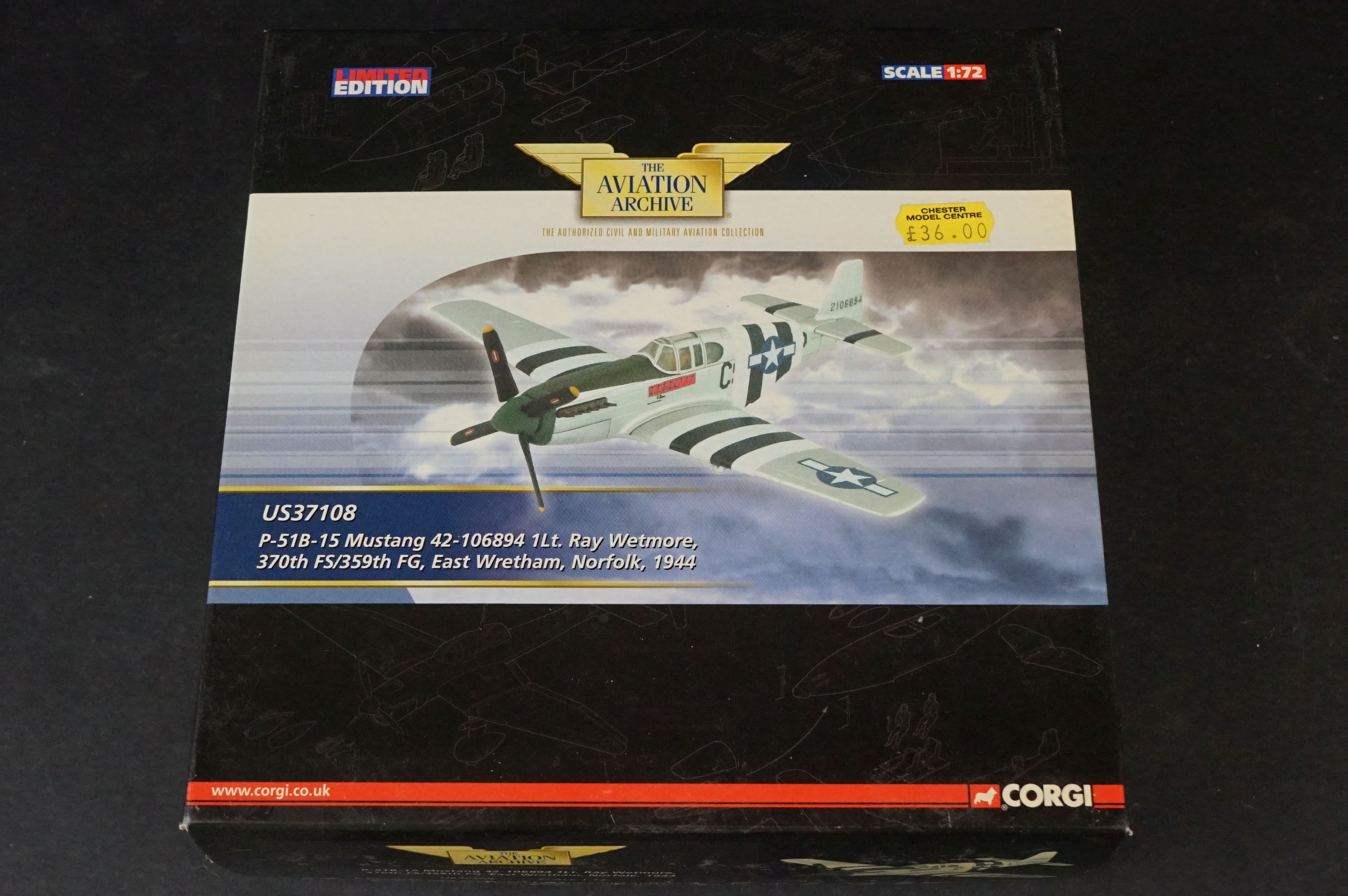 Ten Boxed Corgi Aviation Archive ltd edn diecast models to include 1/72 AA38705 Spitfire F.MkXIVe ( - Image 20 of 33