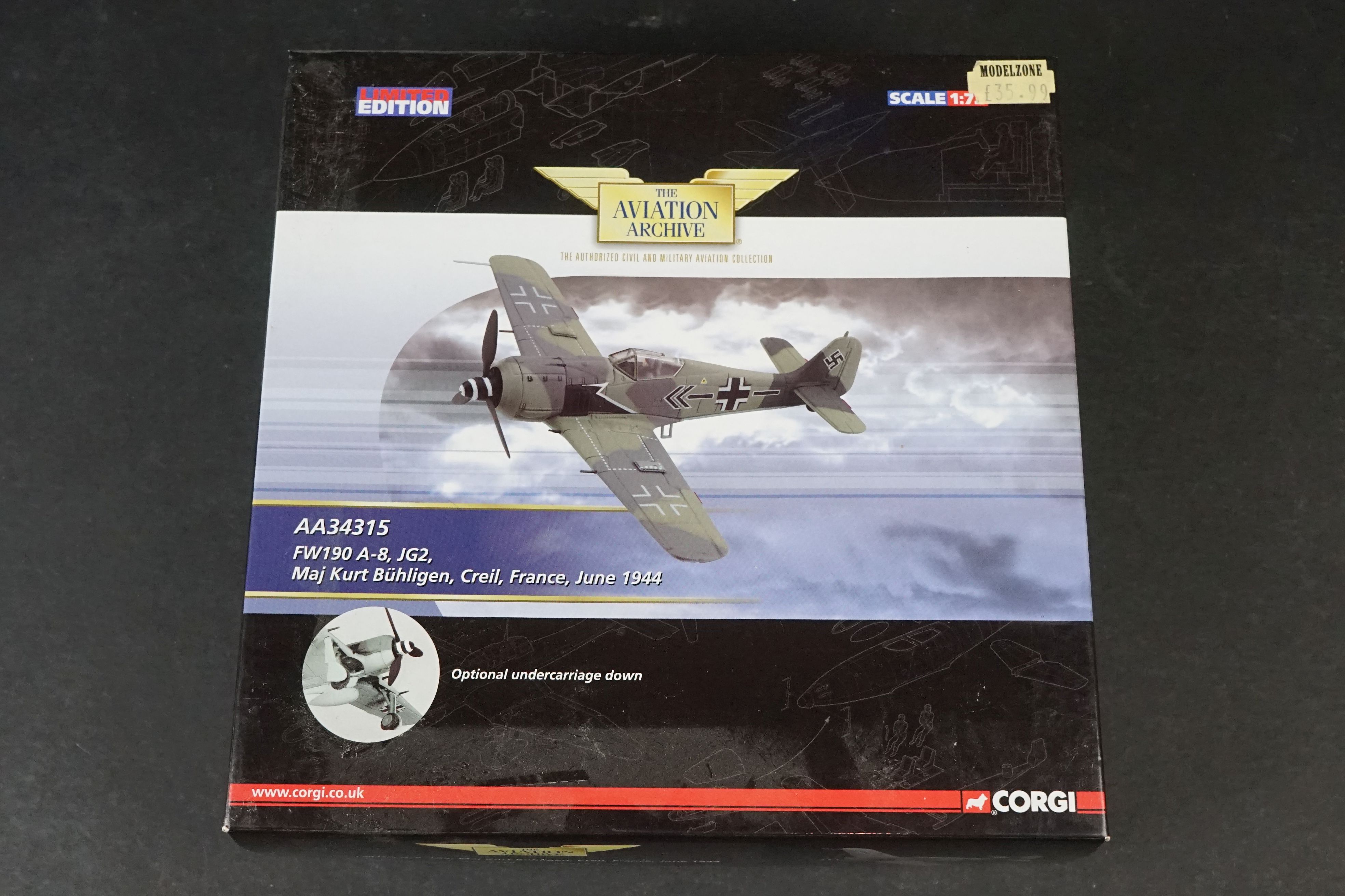 Ten Boxed Corgi Aviation Archive ltd edn 1/72 diecast models to include 2 x AA39702A Hawker - Image 41 of 132