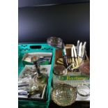 Large Collection of Silver Plated Cutlery, plus some other Silver Plated Items and a quantity of