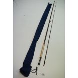 Pateke Morton ' Reservoir ' 9ft 6in carbon fly fishing rod #7/8, two piece, in cloth rod bag