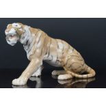 Bing & Grondahl Porcelain Tiger, model no. 1712, 18cms high