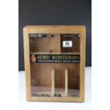 Mid century ' Henri Wintermans Cigars ' Advertising Shop Display Case, with fitted interior and