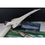 Concorde memorabilia - Large Bravo Delta Concorde Model, 60cms long together with a Boxed model of