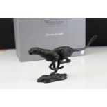 Jonathan Sanders Limited Edition Bronze Sculpture of a Running Cheetah, no. 135 of 250, with