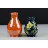 Moorcroft Vase decorated in the Buttercup pattern, impressed green marks to base, 10cms high