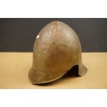 Military brass helmet