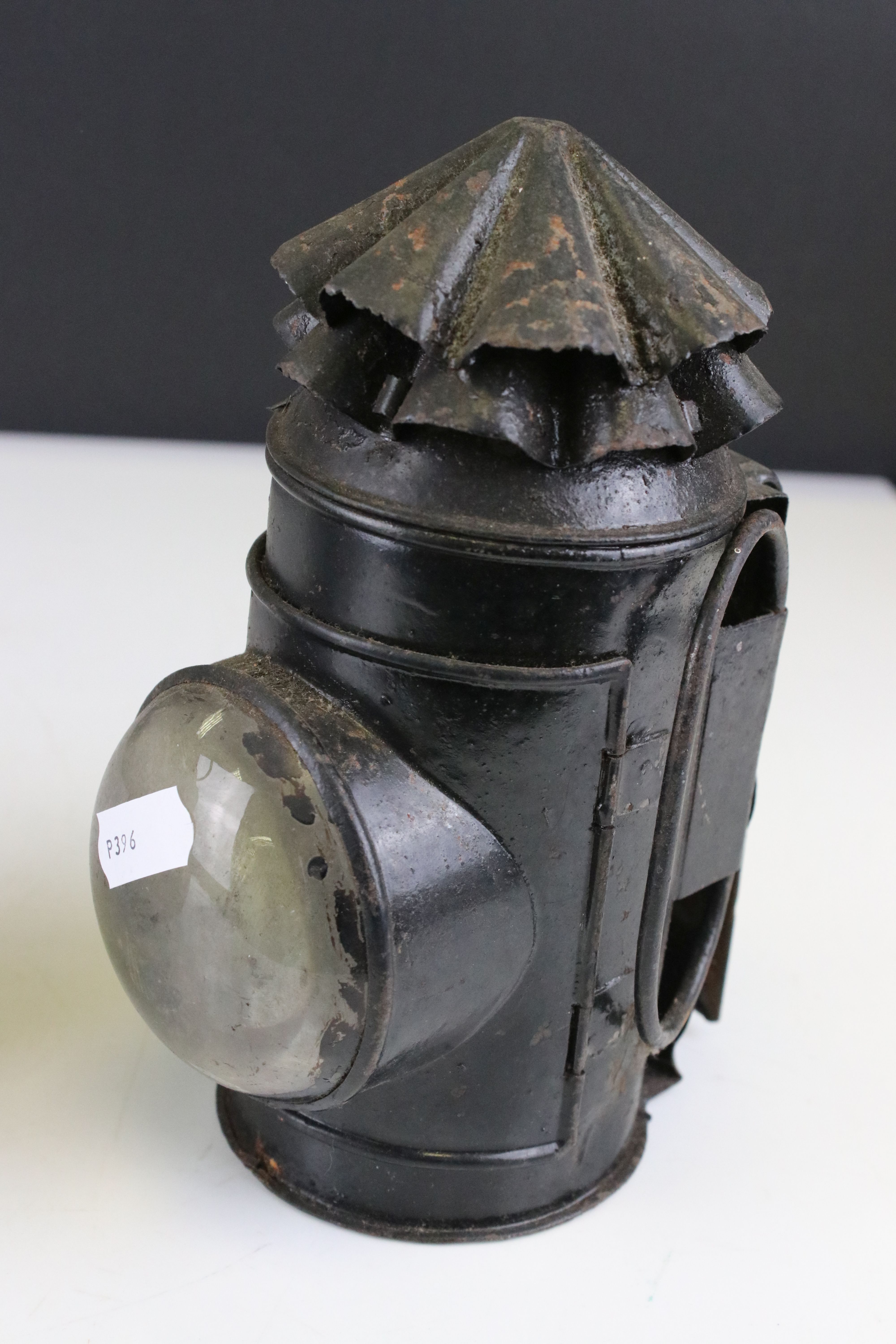 Two Hand Held Railway Lamps, tallest 22cms - Image 2 of 5