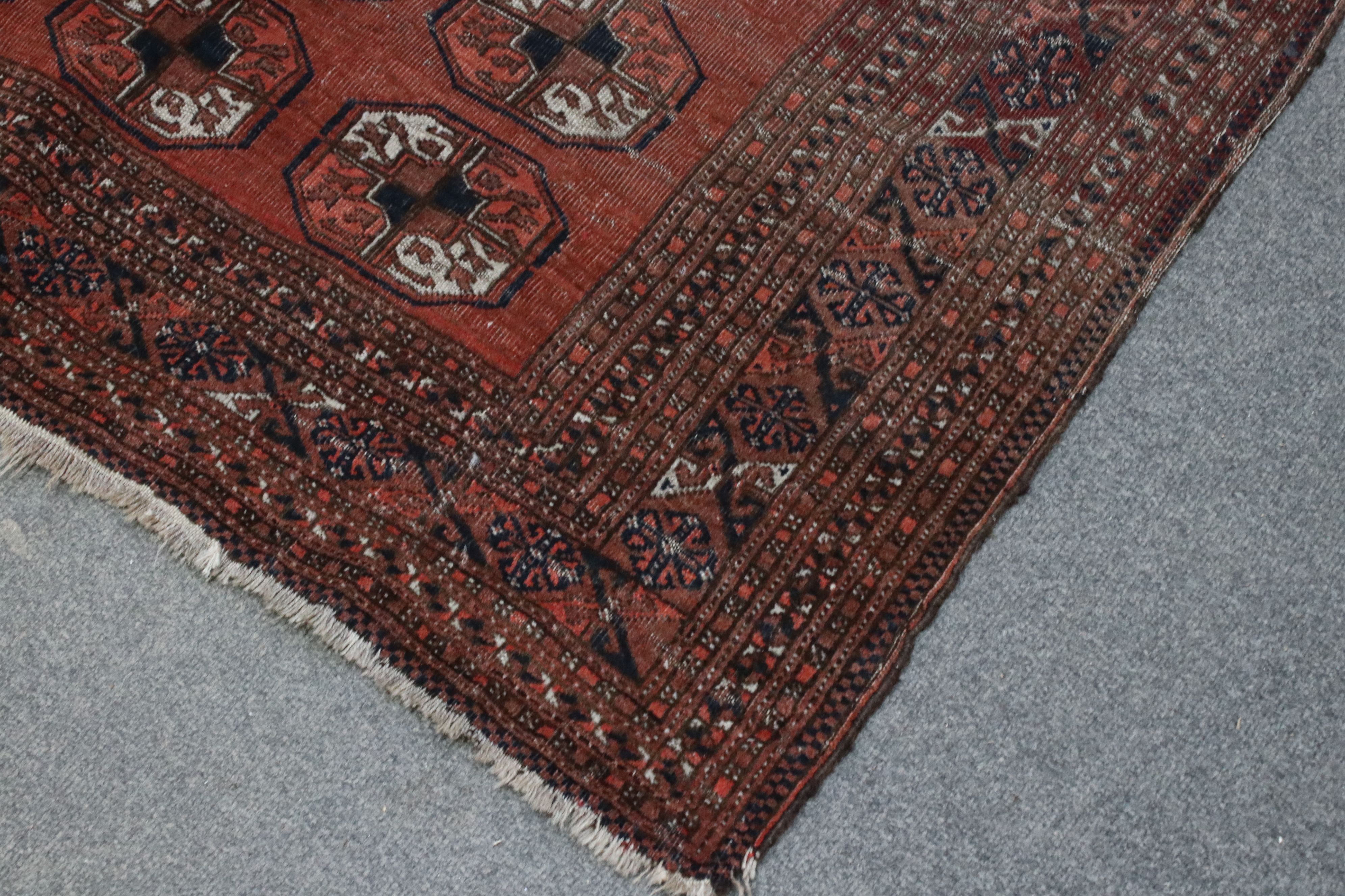 Eastern Wool Red Ground Bokhara Rug, 186cms x 125cms - Image 2 of 4