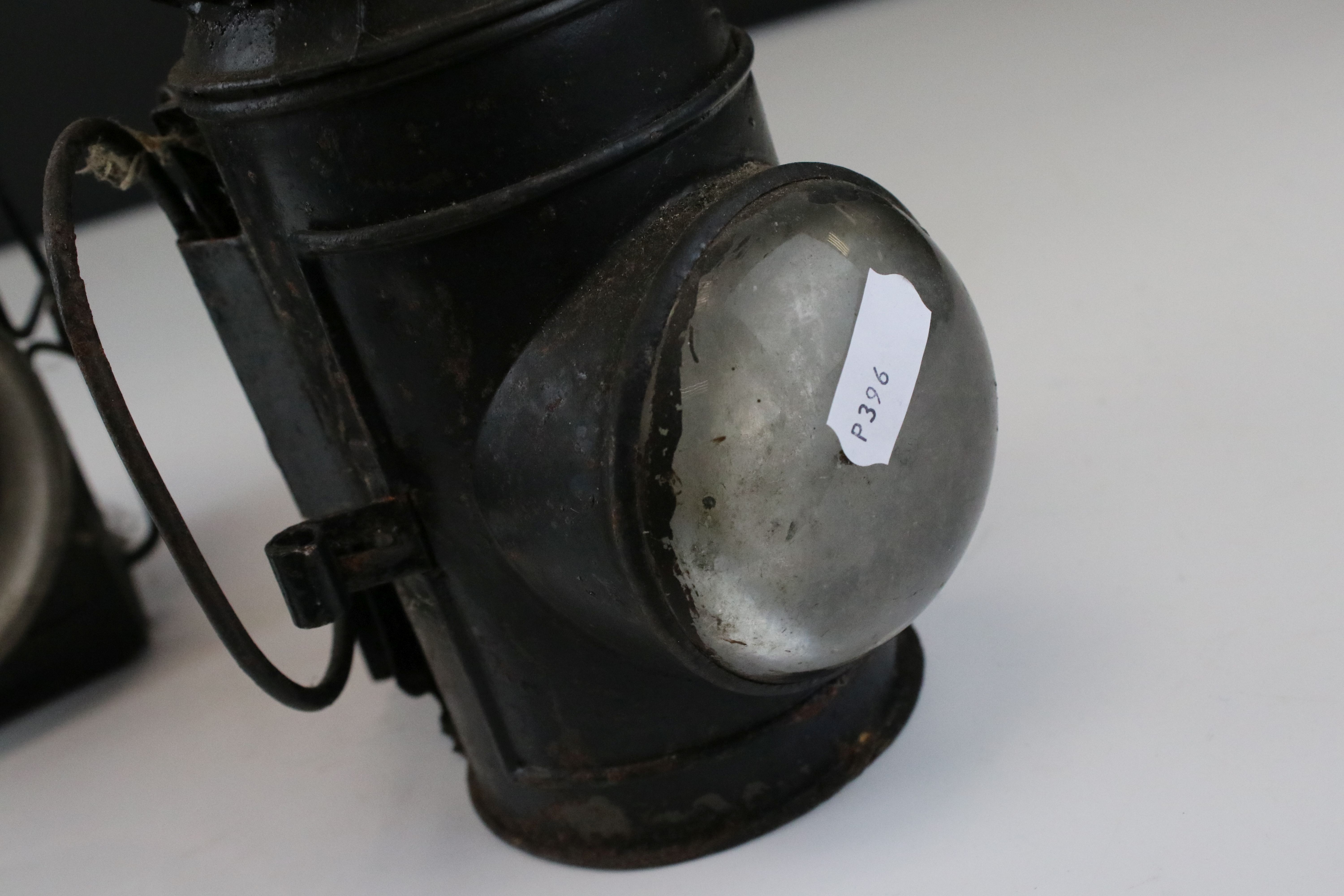 Two Hand Held Railway Lamps, tallest 22cms - Image 3 of 5