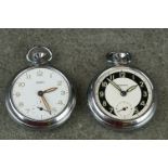 Two vintage pocket watches to include a Smiths and a Ingersoll example both marked Property of