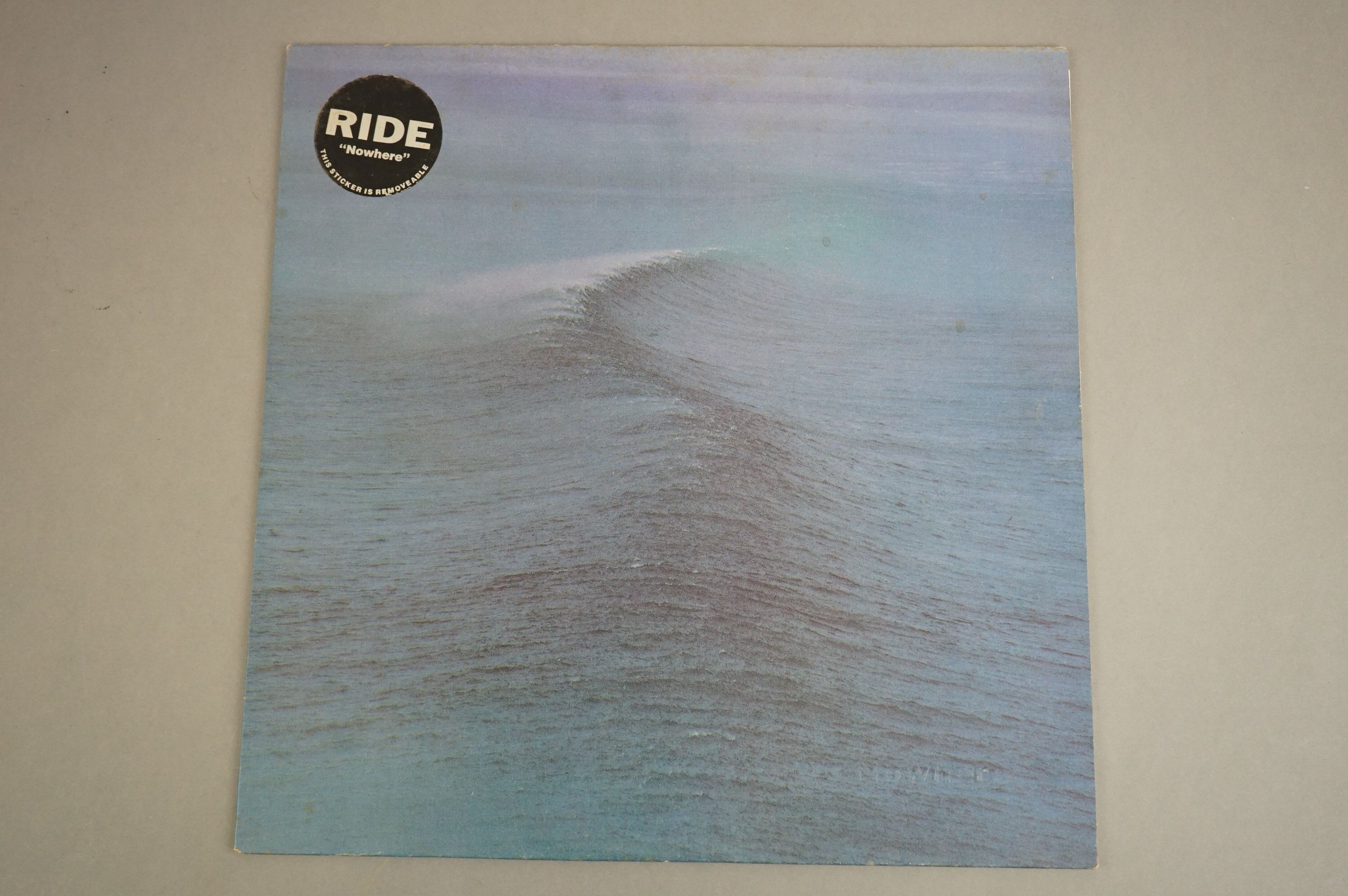 Vinyl - Ride Nowehere LP on Creation CRELP074, sleeve with original sticker, sleeves vg+. vinyl ex