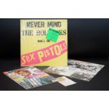 Vinyl - Sex Pistols Never Mind The Bollocks Here's The Sex Pistols (SPOTS 001) green stickered UK