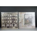 Vinyl - 2 Led Zeppelin LP's to include Four Symbols (2401012) red and purple label with symbols (