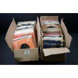 Vinyl - Quantity of 7" mainly from the 1960s within company sleeves (two boxes)