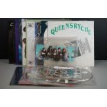 Vinyl - Rock & Metal collection of 25 shaped and picture discs to include Queensryche, Europe, Bruce