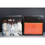 Vinyl - Two Radiohead 10" LPs to include Kid A on Parlophone LPKIDA1 and Amnesiac LPFHEIT 45101,