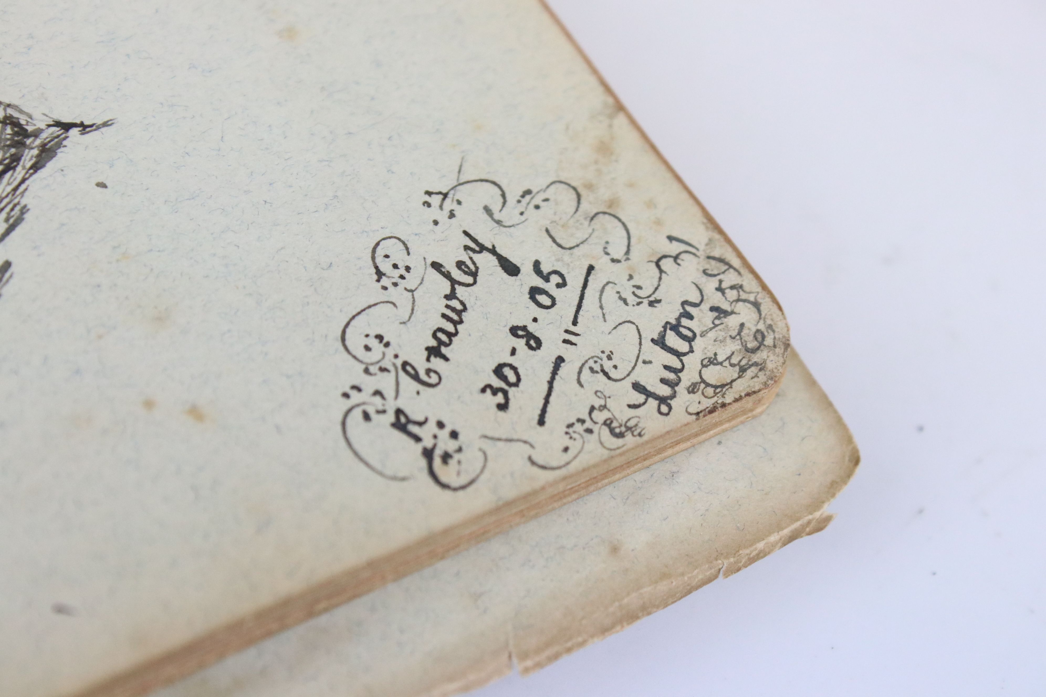 Victorian Sketchbook / Album belonging to Ann Nunney containing mainly verses dating from 1879 - Image 2 of 17