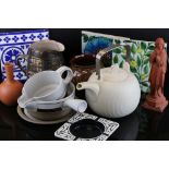 Collection of mainly Mid century Ceramics / Studio Pottery including Hornsea Concept Tea Pot,