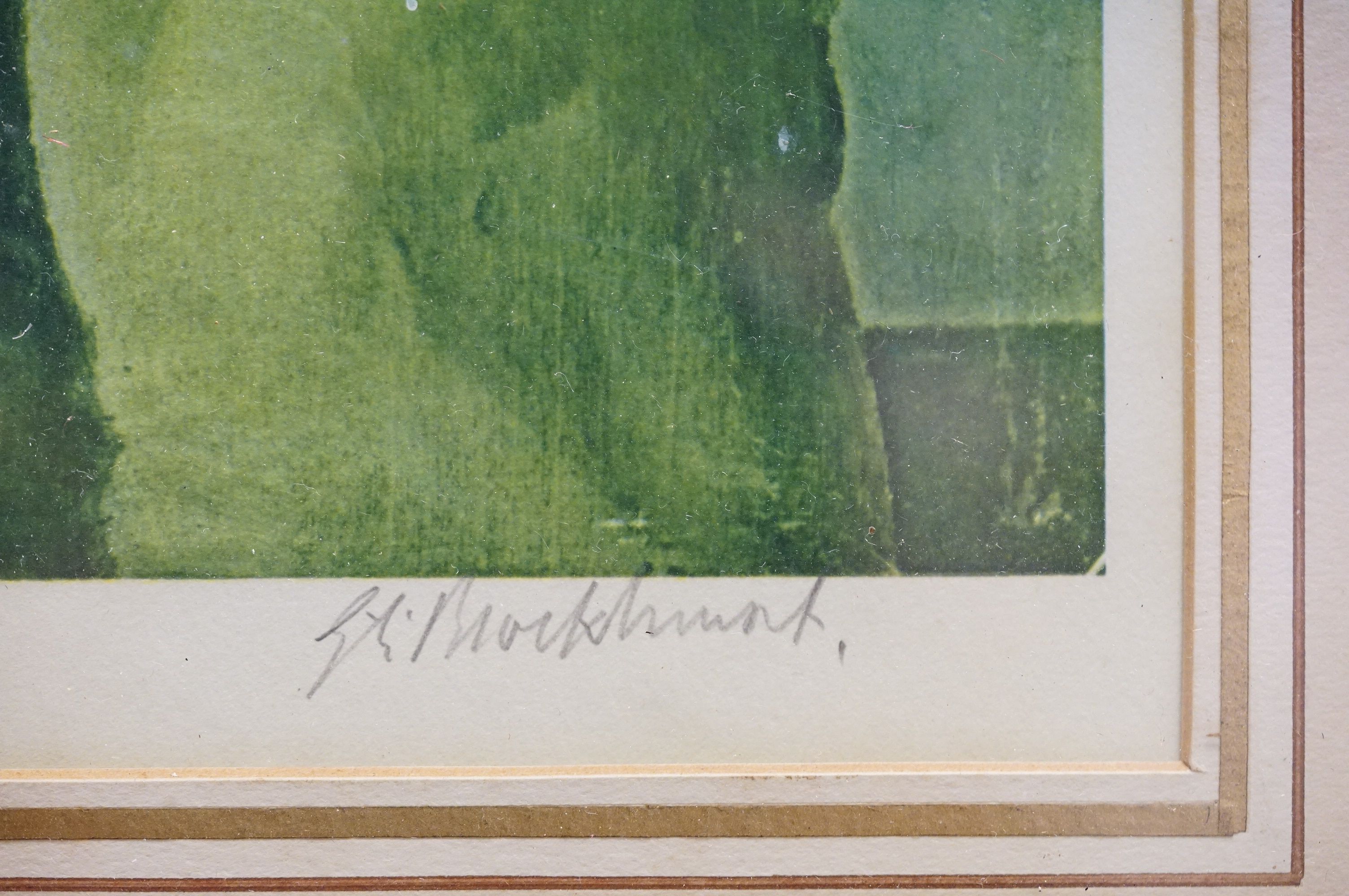 Gerald Leslie Brockhurst RA (1890-1978) Coloured Print of Fabian, signed in pencil to the margin - Image 5 of 6