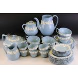 Wedgwood of Etruria & Barlaston Queen's ware part Tea / Coffee Service including Tea pot, Coffee pot