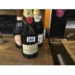 4 bottles of modern supermarket Champagne