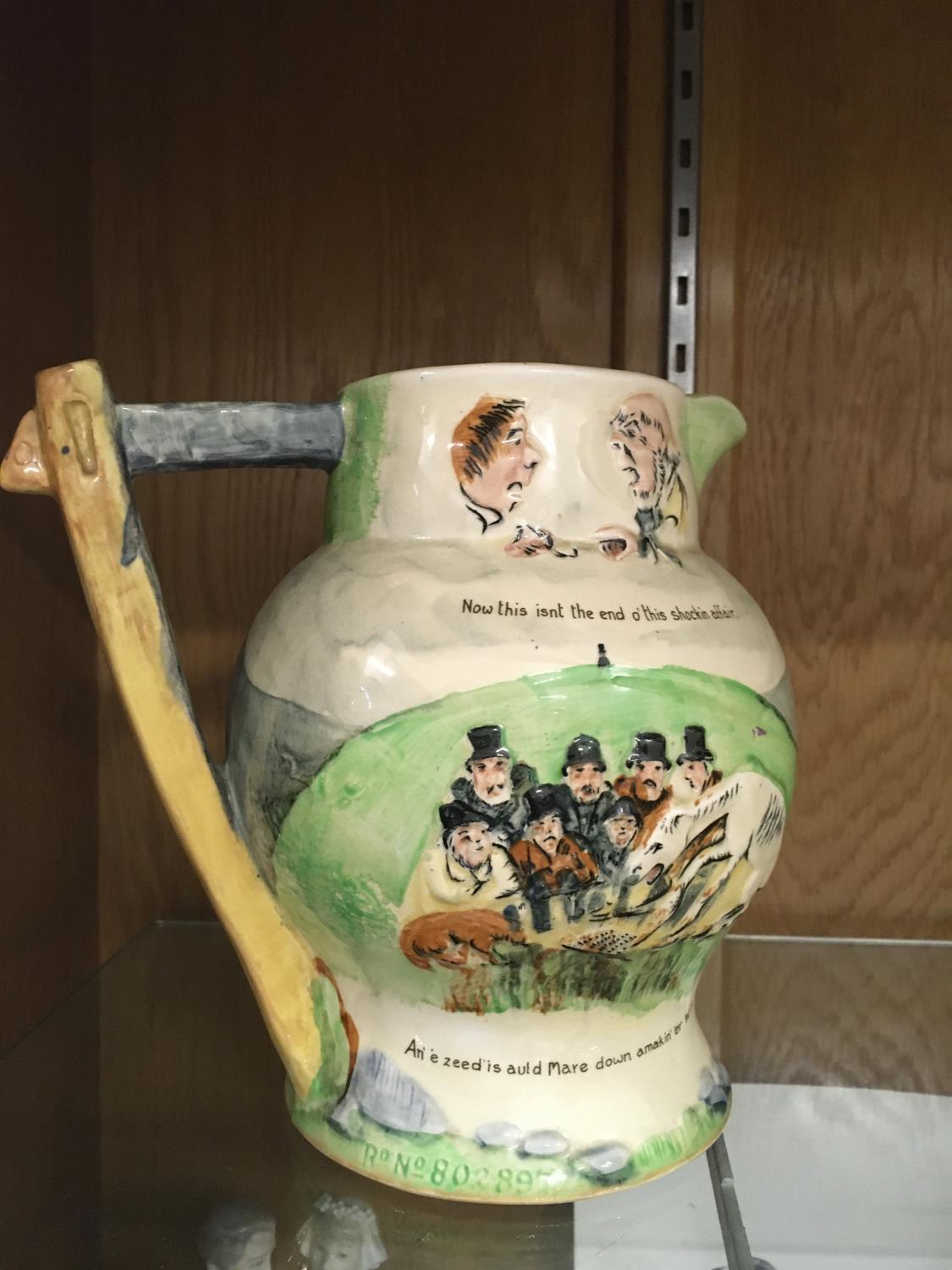 Widdicombe Fair, a musical jug, 7" tall makers Crown Devon Fielding. appears to be working no damage - Image 4 of 6