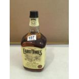 Single bottle of early Old style Kentucky Whisky proof 1.75ltr flagon, un-opened,c1980