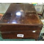 Victorian Writing box mahogany,