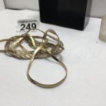 3 x assorted 9ct gold broken necklaces, 10 grams