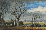 R J HECTOR (British 20th Century) Old Elms, Watercolour, Signed and dated '87 lower right, inscribed - Image 2 of 4