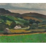 Horas KENNEDY (British 1917-1997) Cottage - Donegal, Oil on board, Signed verso by artist's