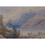 19th Century British school, Italian Lakes,