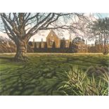 Graham GARDNER (British 20/21st Century) Nymans, Coloured engraving, Signed, titled and numbered